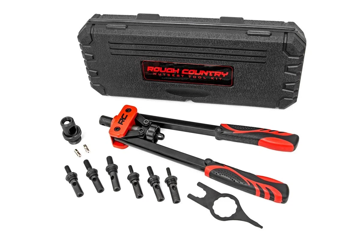 Rough Country _ Nutsert Toolkit - 10 Piece System W_Quick Change Mandrel Set
